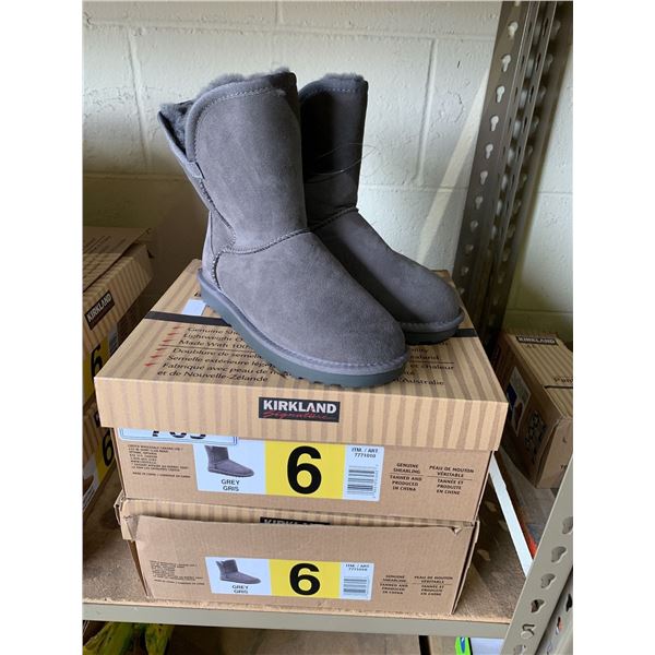 2 PAIRS OF KIRKLAND BOOTS SIZE 6