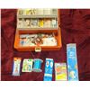 Image 1 : TACKLE BOX WITH LURES, JIGS AND FLIES