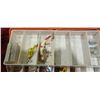 Image 2 : TACKLE BOX WITH LURES, JIGS AND FLIES