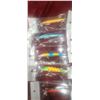 Image 3 : 10 ASSORTED DIVING MINNOWS WITH BALANCED WEIGHTS INSIDE TO HELP MIMIC BAIT - LURE HAS TWO TREBELED H