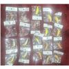Image 1 : 20 TRBELED HOOK LURES - FIVE OF EACH COLOUR