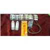 Image 1 : BUTT OUT 2 , SIX PACKS OF GEAR DOWN TIES, LETHER SLING AND 2 BOTTLES OF HUMAN SCENT ELIMINATOR SOAP