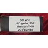 Image 3 : 20 RNDS OF .308 WIN 150 FMJ BY WESTERN MUNITIONS