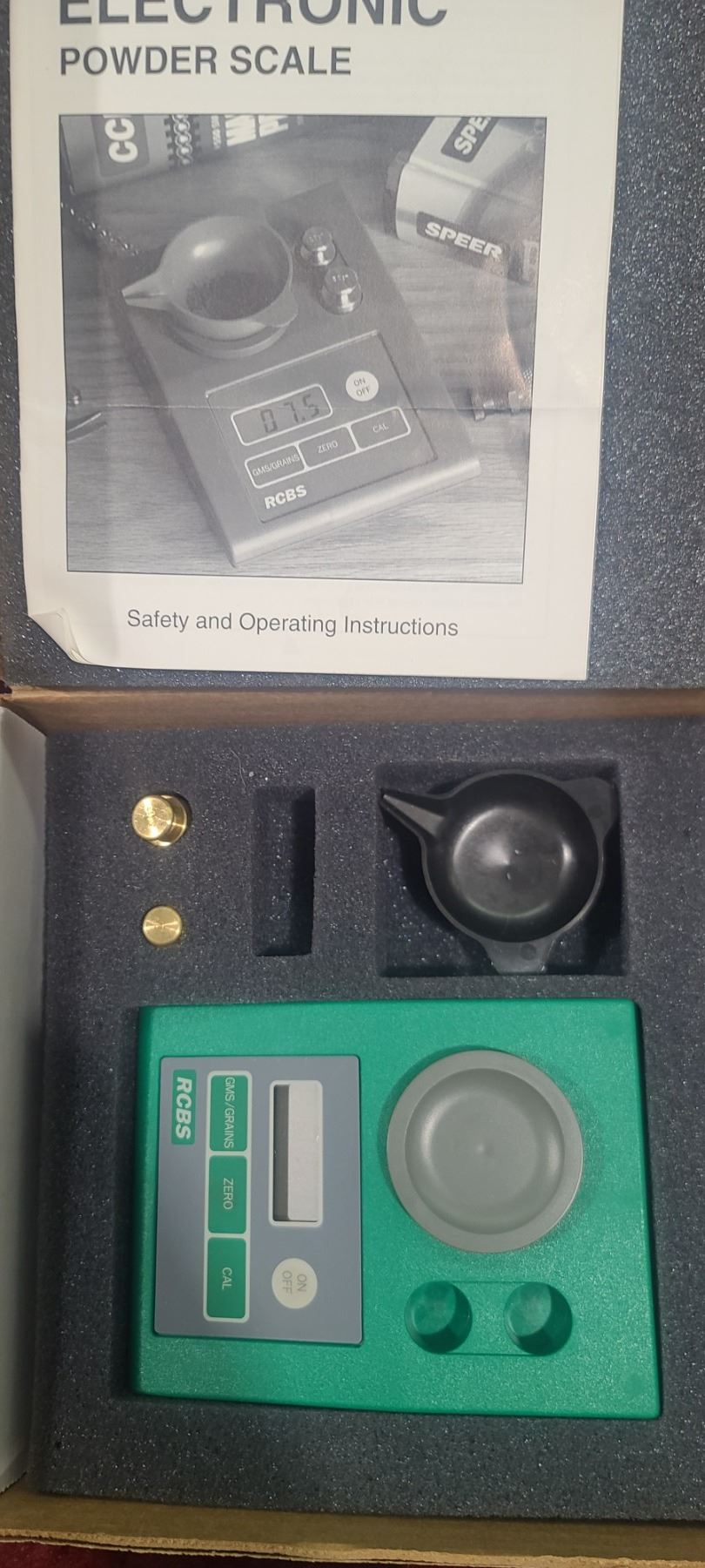 RCBS PARTNER ELECTRONIC POWDER SCALE 98998