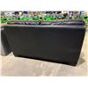 Image 3 : BLACK LEATHER COUCH