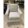 Image 1 : GREY ROTATING CUSHION CHAIR