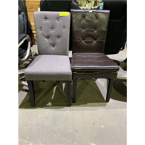 2 DINING CHAIRS