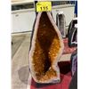 Image 1 : NEW CITRINE CATHEDRAL GEODE BRAZIL 33.32KG RETAIL $24,989.51 APPROX 28X10X7"