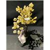 Image 2 : NEW CITRINE (HEATED AMETHYST) BONSAI TREE BRAZIL RETAIL $1,998.51 APPROX 12X5-1/2X4"