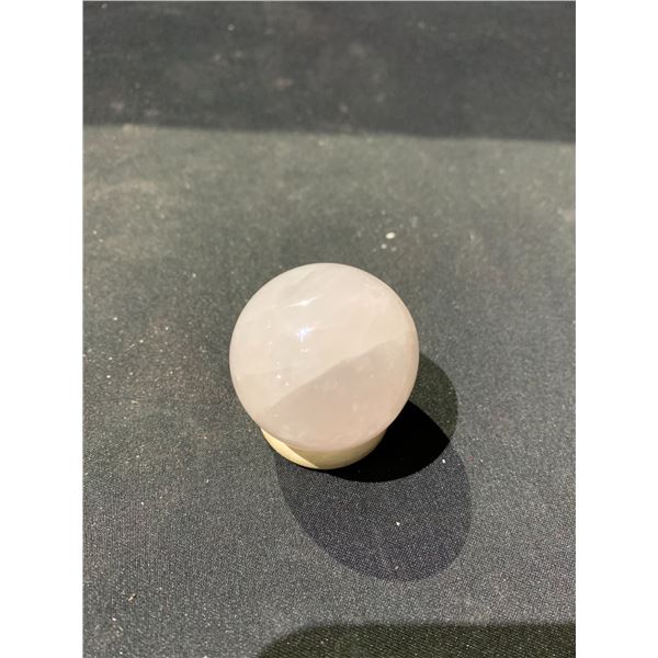 NEW ROSE QUARTZ SPHERE APPROX 1-1/2"