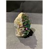 Image 2 : NEW AMETHYST TITANIUM AURA GEODE (BRAZIL) RETAIL $1,198.51 APPROX 3-1/2X2-1/2X1-1/2"