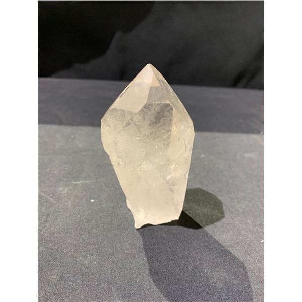 NEW CLEAR QUARTZ POINT BRAZIL RETAIL $789.51 APPROX 4X2X1"