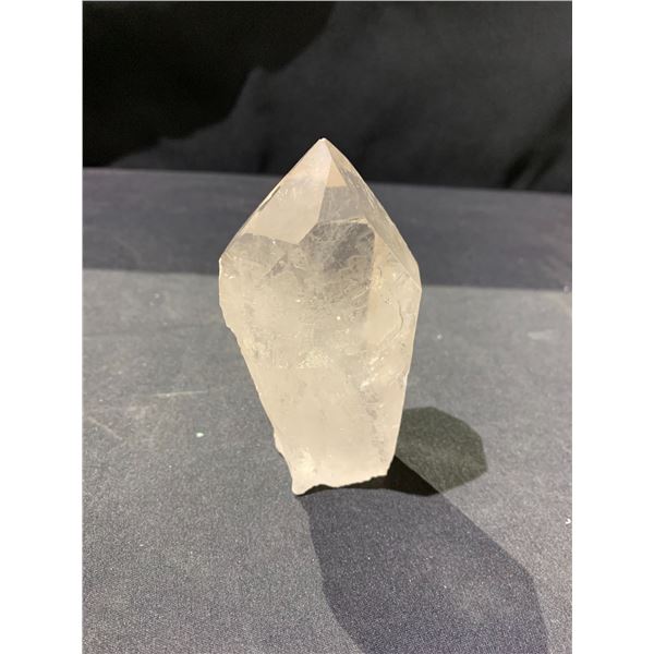 NEW CLEAR QUARTZ POINT BRAZIL RETAIL $789.51 APPROX 4X2X1"