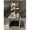 Image 3 : NEW ROSE QUARTZ BONSAI TREE DISPLAY RETAIL $898.51 APPROX 9X4-1/2X4"