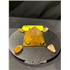 Image 2 : NEW CITRINE ORGONITE PYRAMID MONEY GRID RETAIL $1,298.51 APPROX 3X7"