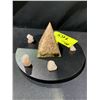 Image 3 : NEW ROSE QUARTZ ORGONITE PYRAMID LOVE GRID DISPLAY RETAIL $1,298.51 APPROX 4X7-1/2"