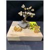 Image 3 : NEW CITRINE BONSAI TREE BRAZIL RETAIL $1,198.51 APPROX 6-1/2X5-1/2X7"