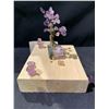 Image 2 : NEW AMETHYST BONSAI TREE DISPLAY BRAZIL RETAIL $1,198.51 APPROX 6X5-1/2X6-1/2"