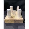 Image 2 : NEW SELENITE/CLEAR QUARTZ ENERGY GRID RETAIL $898.51 APPROX 4X5-1/2X7"