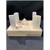 Image 3 : NEW SELENITE/CLEAR QUARTZ ENERGY GRID RETAIL $898.51 APPROX 4X5-1/2X7"