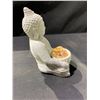 Image 3 : NEW CITRINE (HEATED AMETHYST) BUDDHA STATUE RETAIL $498.51 APPROX 6" TALL