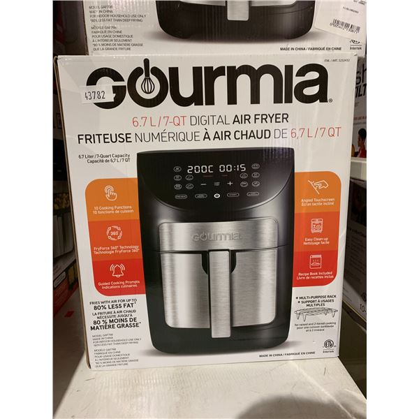 GOURMIA DUEL BASKET DIGITAL AIRFRYER