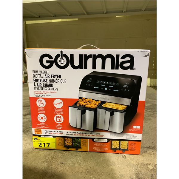 GOURMIA DUEL BASKET DIGITAL AIRFRYER