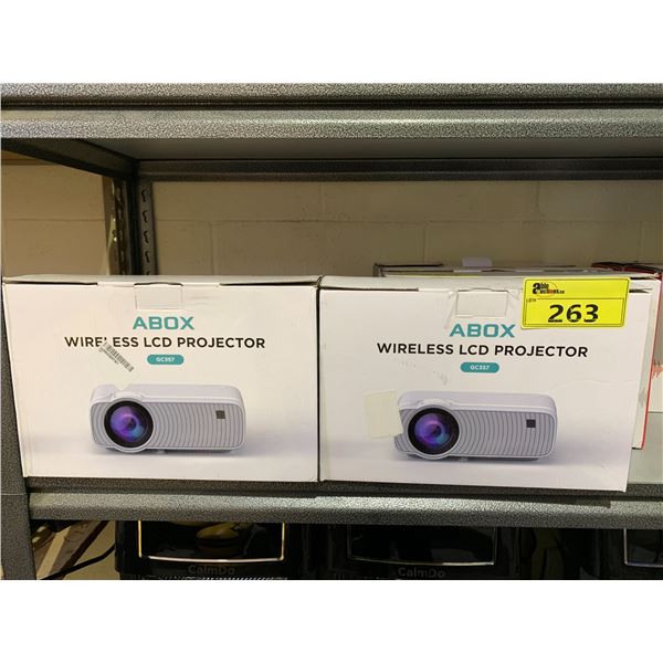 2 ABOX WIRELESS LCD PROJECTOR