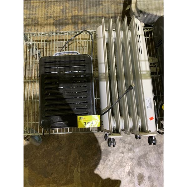 SHELF LOT OF ASSORTED HEATER AND RADIATOR