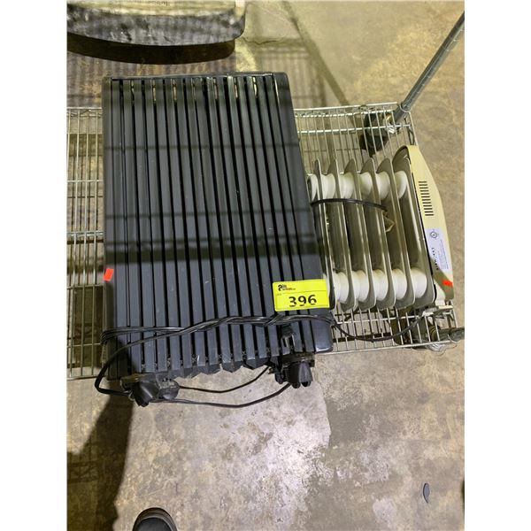 SHELF LOT OF ASSORTED HEATER AND RADIATOR