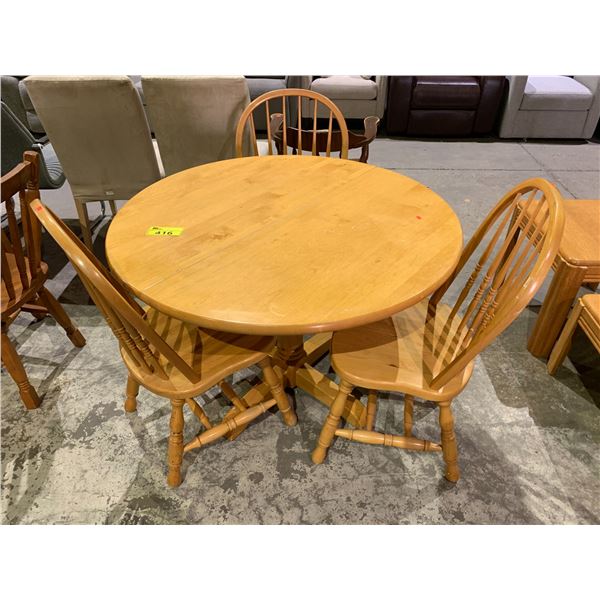 DINING ROOM TABLE SET WITH 3 CHAIRS