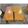 Image 3 : COFFEE TABLE AND 2 SIDE TABLES