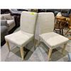 Image 3 : TWO FABRIC DINING ROOM CHAIRS