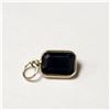 Image 1 : 10K YELLOW GOLD SAPPHIRE(1.6CT)  PENDANT