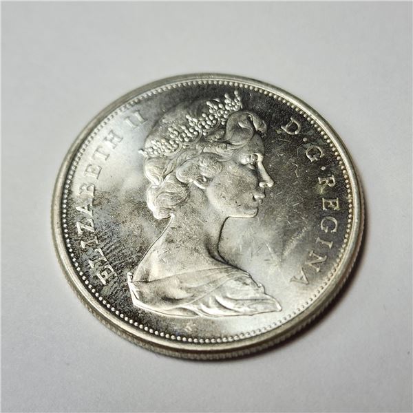 SILVER CANADIAN 50 CENT  COIN