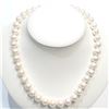 Image 1 : SILVER FRESH WATER PEARL  NECKLACE  (WEIGHT 72.44G)