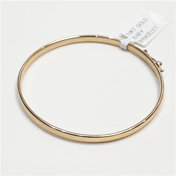 10K YELLOW GOLD  BABY BANGLE