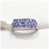 Image 1 : SILVER TANZANITE  RING