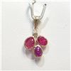 Image 1 : 14K YELLOW GOLD RUBY (2.2CT) DIAMOND (0.04CT)  PENDANT (WEIGHT 0.9G)