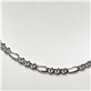 Image 2 : SILVER 18" 15G RHODIUM PLATED  NECKLACE