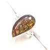 Image 2 : SILVER CANADIAN AMMOLITE  RING SIZE 8