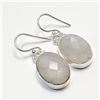 Image 2 : SILVER MOONSTONE  EARRINGS