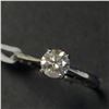 Image 2 : 14K WHITE GOLD DIAMOND (0.52CT) RING (SIZE 7) (WEIGHT 1.25G)