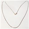 Image 1 : 18K ROSE GOLD 0.78G 16"  NECKLACE