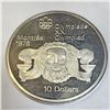 Image 2 : SILVER MONTRAL OLYMPIA $10  COIN