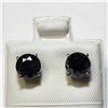 Image 1 : 14K  BLACK DIAMOND(2.14CT) EARRINGS