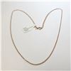 Image 1 : SILVER ROSE GOLD PLATED 18" NECKLACE