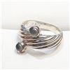 Image 2 : SILVER MOONSTONE  RING (~SIZE 7) (~WEIGHT 5.34G)