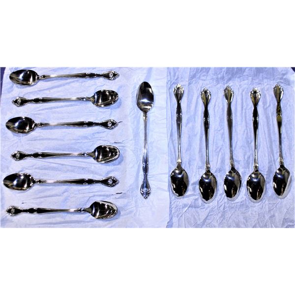 ONE DOZEN NEW ONEIDA SILVER PLATED DRINK SPOONS