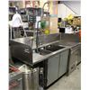 3-WELL STAINLESS STEEL COMMERCIAL SINK W/ DUAL